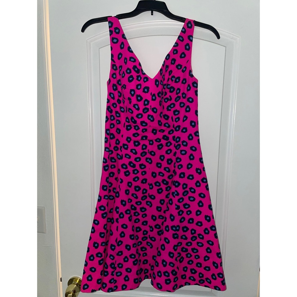 Lilly Pulitzer hot pink and navy dress women’s size 2